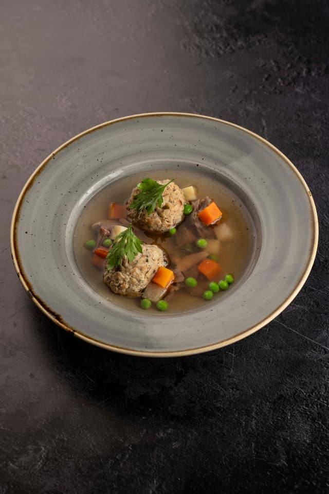 Matzo ball soup