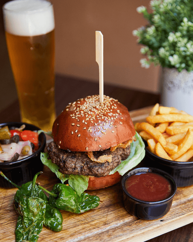 Carmel hamburger
