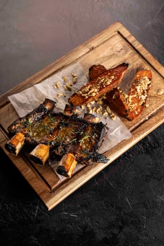 Beef confit asado